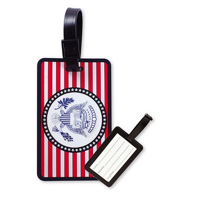 Pvc Bagtag W/Slip In Card Backside