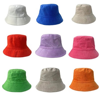 Cute Terry Cloth Bucket Hat