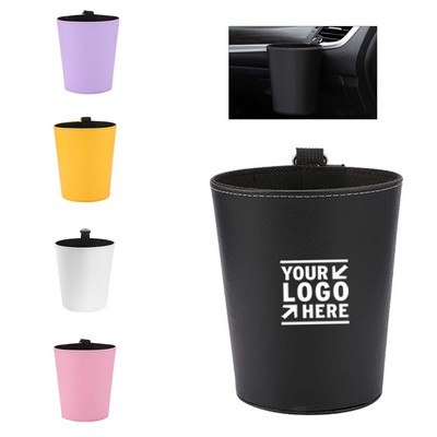 Circular Car Trash Can