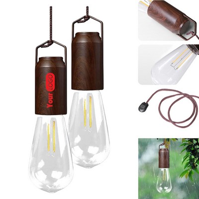 Vintage String Lights Creating Cozy Romantic Decorating Idea