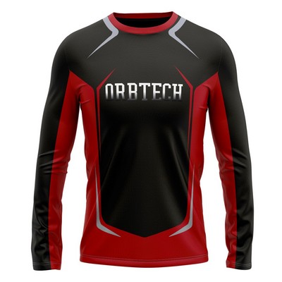 Unisex & Kids' Full Color 5.3 oz Cotton Long Sleeve T-Shirt