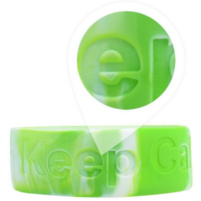 1" Debossed Wristbands