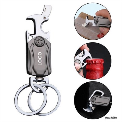 4" 1 Multifuctional Bottle Opener Key Chain Stress Reliever