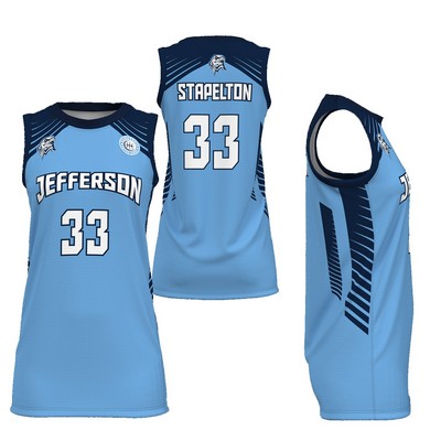 Women's/Girls Round Neck Mesh BB Jersey