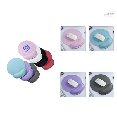 Leather PU Wrist Support Mouse Pad