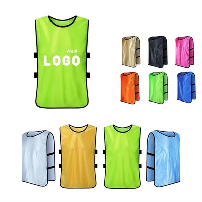 Mesh Scrimmage Jerseys Soccer Vests