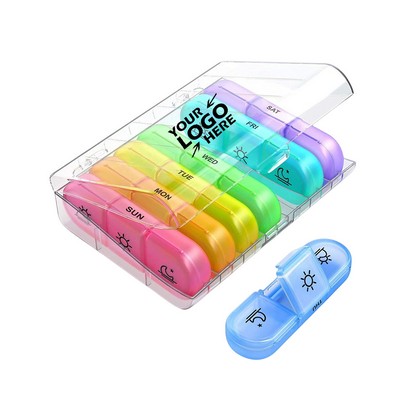 Weekly Pill Box 3 Times a Day
