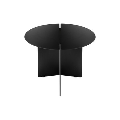 blomus Oru Medium Black Steel Side Table