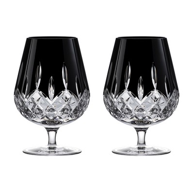 Waterford® 17 Oz. Connoisseur Lismore Black Brandy Balloon Glass (Set of 2)