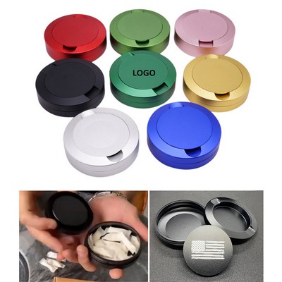 Aluminum Snus / ZYN Container, CNC Machined, Pocket Size