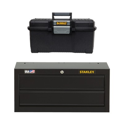 Stanley 2 Drawer Middle Tool Chest w/One Touch Tool Box