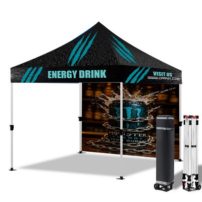 Pop Up Canopy Tent With Back Wall