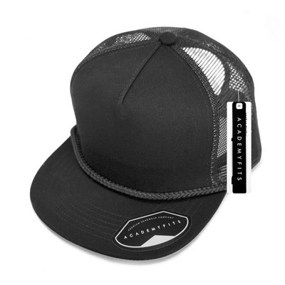 Academy Fits Trucker Rope Snapback Hat