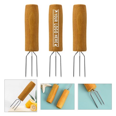 Stainless Steel Fruit Corn Fork Skewer