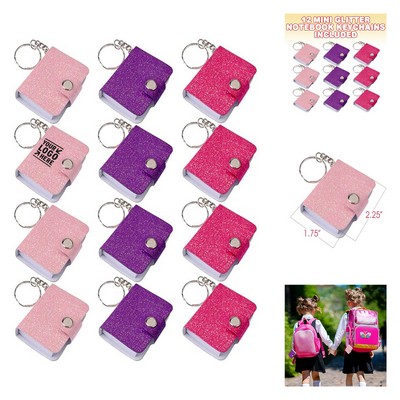 2.25" Miniature Notebook Keychains with 100 Unlined Pages