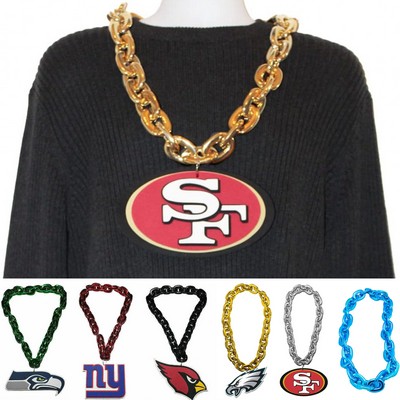3D EVA Foam Sports Necklace Fan Big Chain
