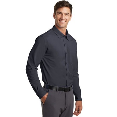 Port Authority® Dimension Knit Dress Shirt