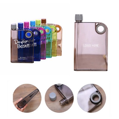 Plastic A5 Notebook Type Water Bottle