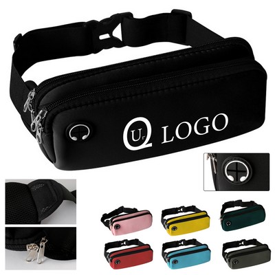 Lightweight Lycra Square Waist Pack