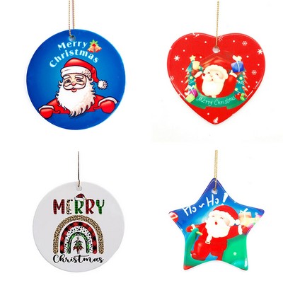 3" Ceramic Christmas Ornament