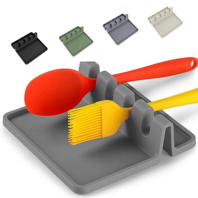 Easy-To-Clean Silicone Utensil Rest