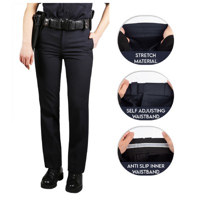 Womens Deluxe Serge Weave Poly Rayon Lycra Pants