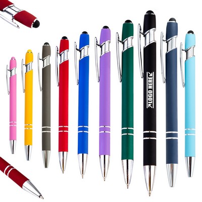 Click Activated Matte Color Stylus Metal Pen