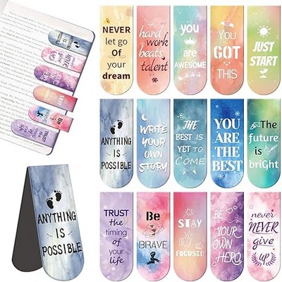 0.6" x 4" Magnet Bookmark Clip