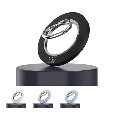 Magnetic Phone Ring Grip for Wireless Charging
