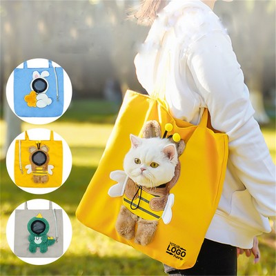 Small Pet Expandable Head Crossbody Shoulder Bag