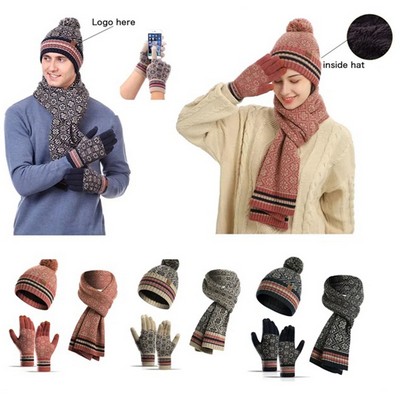3 in 1 Knit Winter Warm Set