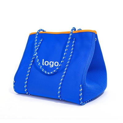 Versatile Neoprene Dual-Handle Tote Bag