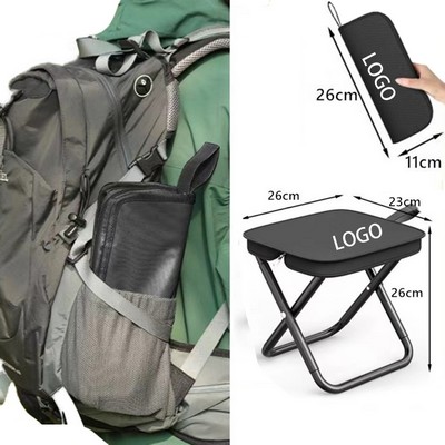 Portable Folding Chair Collapsible Stool For Camping Fishing