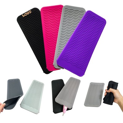 Heat Resistant Silicone Mat Pouches For Hot Hair Tools