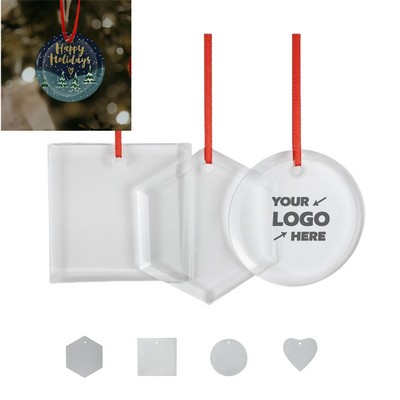 Christmas Glass Pendant