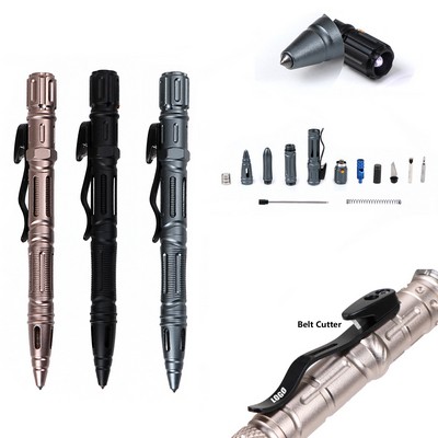 9-in-1 Tactical Pen with Survival Tool