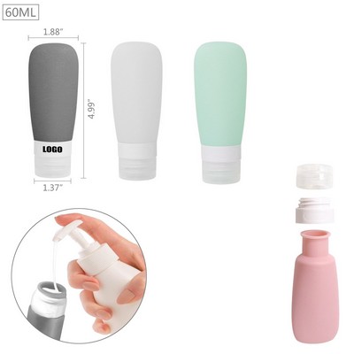 60Ml Elegant Tube Silicone Travel Bottle
