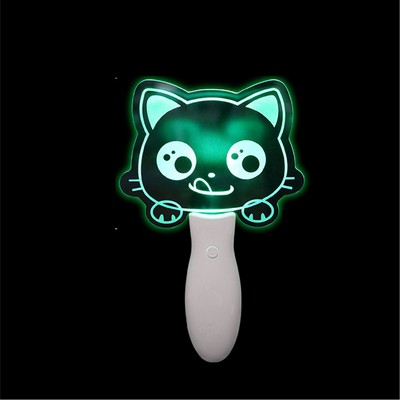 Dark Party Glow Stick Custom Cat Light Stick Handheld Glow Sign - Multi Colors Light