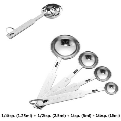 4-in-1 Stainless Steel Measuring Spoon Set
