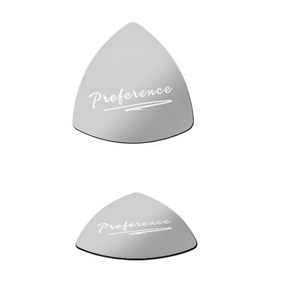 Silver Stainless Steel with EVA Base Coaster