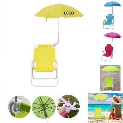 Outdoor Children's Beach Chair With Umbrella