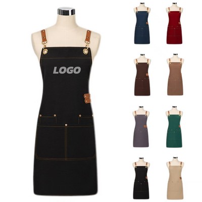 Waterproof and Oil-Resistant Canvas Apron