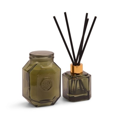 Botanica 2.8floz Green Glass Diffuser - Wild Neroli