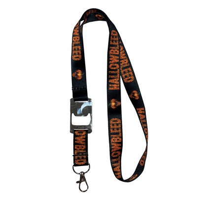 1" Nylon Lanyard w/Bottle Opener
