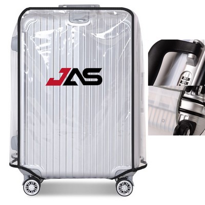 24" Clear PVC Waterproof Luggage Cover