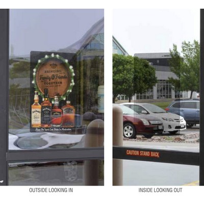 Vinyl Window Perf - 24"w x 32"h - Custom Print - 70/30% Perf