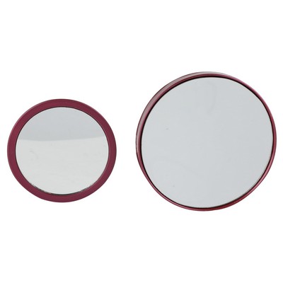 Health Beauty & Fitness Vivitar 2-Piece Suction Mirror - Raspberry Purple