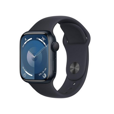 Apple Watch Series 9 Gps 41Mm Midnight Aluminum Case W/ Midnight S/M Sport Band