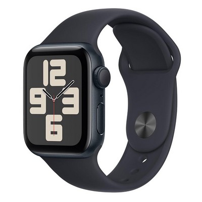 Apple Watch Se Gps 40Mm Midnight Aluminum Case W/ Midnight M/L Sport Band