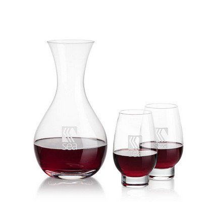 Adelita Carafe & Glenarden Stemless Wine